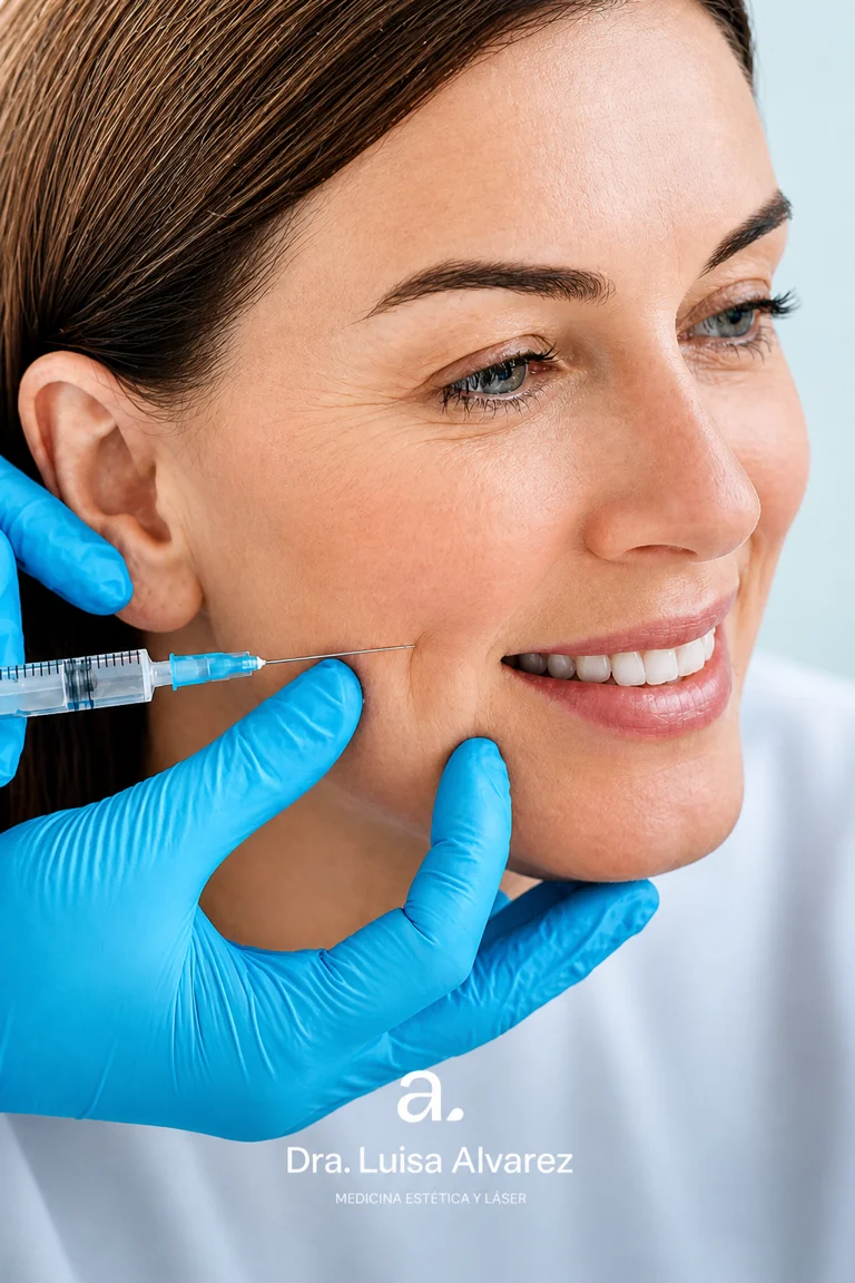 Tratamiento de Botox en consultorio de medicina estética